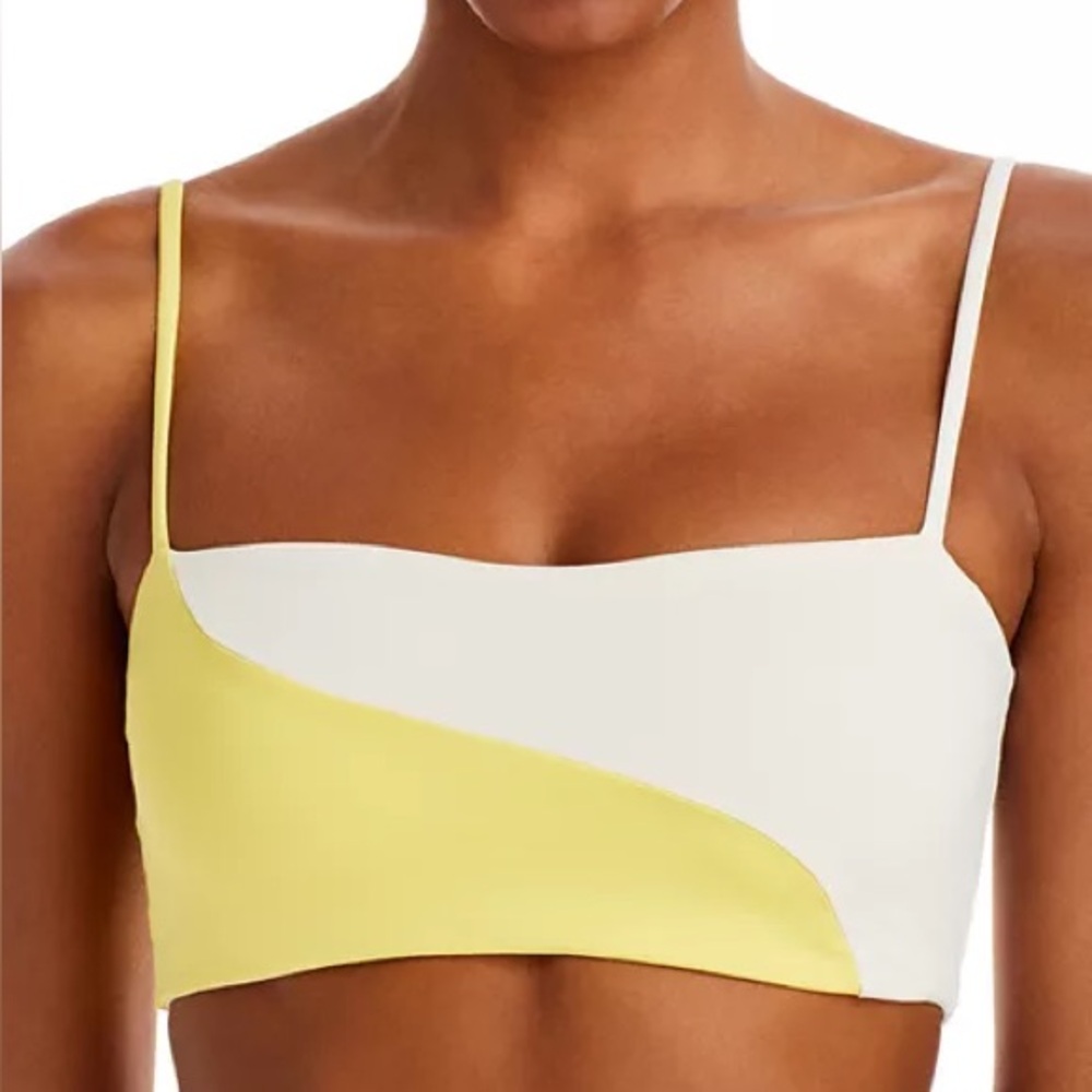 L*Space Ari Colorblocked Bikini Top L
